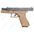 WE Tech Glock 17 Green Gas Blow Back Pistol - Tan