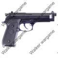 WE Beretta M9 Z88 Full Metal Green Gas Blow Back GBB Pistol New Version - Black