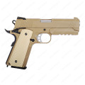 WE Desert Warrior 4.3 Full Metal Gas Blow Back Pistol - Desert Tan