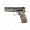 KJ Works CZ75 P09 Duty Airsoft Green Gas Blow Back Pistol - Tan