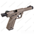 Action Army AAP01 Assassin Green Gas Pistol (Ruger Mark IV Style) Tan