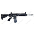 WE HK416 Green Gas Blow Back 4168 GBB Rifle - Black  Open Chamber Version)