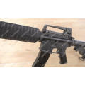 WE M4A1 Full Metal Green Gas Blow Back Rifle (Black, Open Chamber Version)