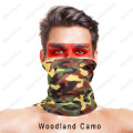 Woodland camo - Multi WARP Seamless Headband Headwear Neck Face Mask Multiwarp