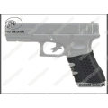 Tactical Glock Pistol Rubber Grip - Black