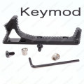 SLR CNC Curved Angled Foregrip Handstop Keymod - Black