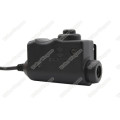 M52 EARMOR Tactical PTT with Finger button (push to talk) For Kenwood 2 Pin