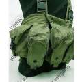 Russian Army, Chinese Army AK Magazine Chest Rig Carry Vest - OD Green