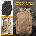 WST Vest BackPack Quick Action From Bag To Vest - Black