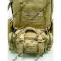 US Tactical Molle Assault Backpack Bag 50L - Desert Tan