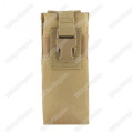Tactical Molle Long Radio Pouch - Fit Radio GreenGas Water Bottle - Tan