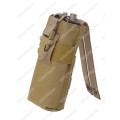 Tactical Molle Long Radio Pouch - Fit Radio GreenGas Water Bottle - Tan