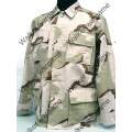 BDU Battle Dress Uniform Full Set - US Army Three Tan Desert Camo Size L