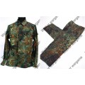 BDU Battle Dress Uniform Full Set - German Army Woodland Flecktarn Camo Size M