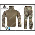 Combat Set Shirt & Pants Build in Elbow & Knee Pads - Special Force Mandrake Camo MR Size L