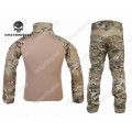 Combat Set Shirt & Pants Build in Elbow & Knee Pads - US Speical Force Multi Camo Size XL