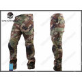 Combat Set Shirt & Pants Build in Elbow & Knee Pads - US Navy SEAL Woodland Size L