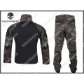 Combat Set Shirt & Pants Build in Elbow & Knee Pads - US Special Force Black Multicam Size L