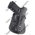 IPSC Style Glcok RH Pistol Paddle Quick release Holster - Black