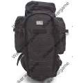 65L Combat Utility Rucksack Backpack Bulit in Rifle Bag - SWAT Black