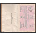 SOUTH AFRICA 1950 UNION LOAN CERTIFICATES BOOKLET COMPLETE WITH FOUR PAGES WITH CERTIFICATES. SCARCE