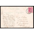 CAPE OF GOOD HOPE 1906 POSTCARD WITH VERY FINE UPPER WYNBERG SINGLE CIRCLE CANCEL
