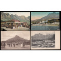 CAPE OF GOOD HOPE EARLY 1900`s CAMPS BAY RANGE 0F 8 POSTCARDS USED/UNUSED, MOSTLY FINE