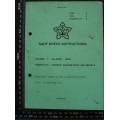SA Army Dress Instructions - Orders, Decorations and Medals / Ordes, Dekorasies en Medaljes 29/2/80