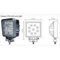 27W Square LED Spot light for Car and 4X4 users