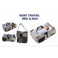baby bed and bag