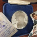 1981 Charles and Diana Royal Wedding Solid Nickel Silver Coin - Tower Mint Medallion