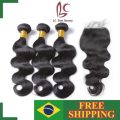 Brazilian Hair with a Closure, FREE SHIPPING