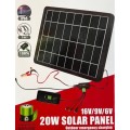 FINNTECK ES-0639 20W SOLAR PANEL