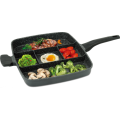 Royalty Line 32cm Marble Coating 4-in-1 Grill & Fry