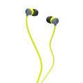 Skullcandy JIB Earphones | Grey & Hot Lime