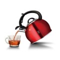 Berlinger Haus 3L Stainless Steel Whistling Kettle - Burgundy Metallic