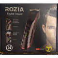 Cordless Hair Clipper - Rozia Digital Clipper with Turbo boost function