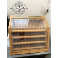 VINTAGE COTTON REEL DISPLAY CABINET