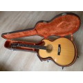 Beautiful Washburn Monterey Acoustic-Electric Guitar Including Original Hard Case