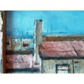 Bargain! Oil Painting of Cape Town District Six by Artist WR (Ron) Campbell (1930 - 2012)