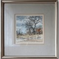 4 x Original Watercolor Paintings by Renowned Artist Richard (Dick) Findlay (1928 -      ) 93 yrs