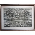 Investment Art - Collectable Lithograph by SA Artist Anna Vorster (1928 - 1990)