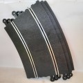 Scalextric Classic Track - 3 x PT84 Outer Outer Curves