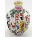 Vintage Set of 3 Chinese Porcelain Item Collection. As per pictures.