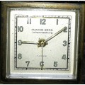 Vintage Mannie Bros, Johannesburg Clock, Thermometer and Barometer in Leather covered case