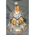 Antique West African Cameroon Royal Calabash Wine Gourd.