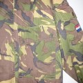 Original Dutch Military Lightweight Camo Jacket XXL in Good Condition