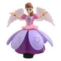 Rotating LED lights and music angel girl toy