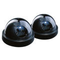 Set of 2 Realistic Looking Fake Security Camera