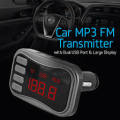 Large Display Handsfree Car FM Charger
